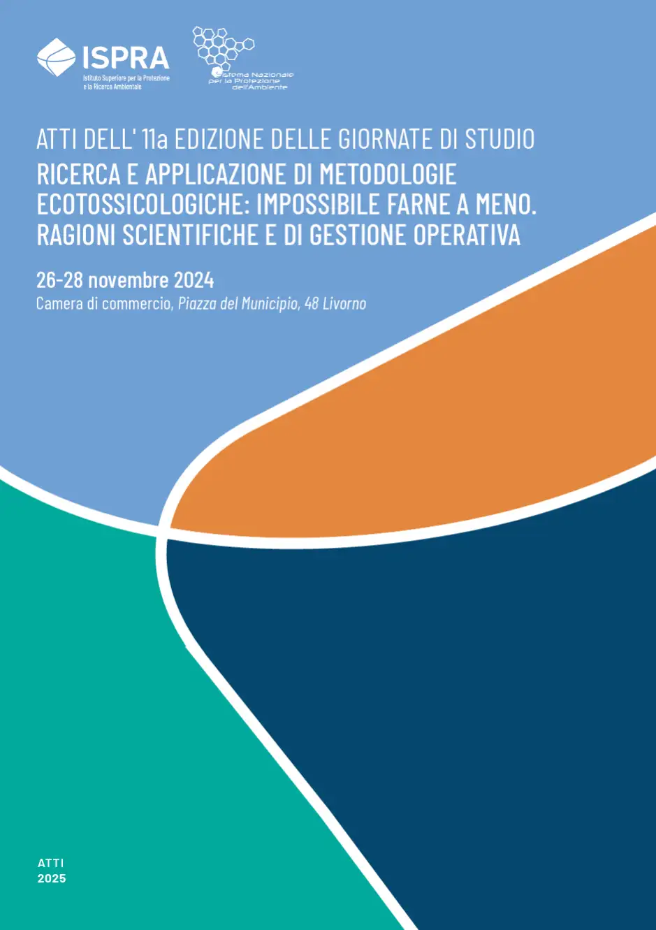 XI edizione delle Giornate di Studio - Ricerca e applicazione di metodologie ecotossicologiche